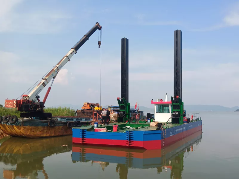 Spud Excavator Platform